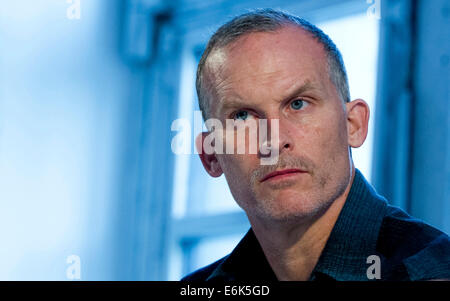 US-Künstler Matthew Barney auf einer Pressekonferenz im Haus der Kunst München, obere Bayern, Bayern, Deutschland Stockfoto