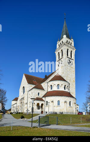 Katholische Kirche St. Johannes der Täufer, Romanshorn, Kanton Thurgau, Schweiz Stockfoto