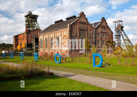 Die stillgelegte Zeche Radbod Zeche, Hamm, Ruhrgebiet, Nordrhein-Westfalen, Deutschland Stockfoto