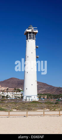 Leuchtturm Faro de Jandía, Jandía, Fuerteventura, Kanarische Inseln, Spanien Stockfoto