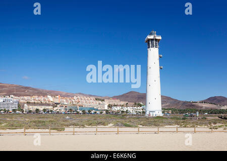 Leuchtturm Faro de Jandía, Jandía, Fuerteventura, Kanarische Inseln, Spanien Stockfoto