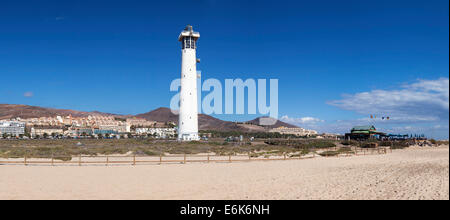 Leuchtturm Faro de Jandía, Jandía, Fuerteventura, Kanarische Inseln, Spanien Stockfoto