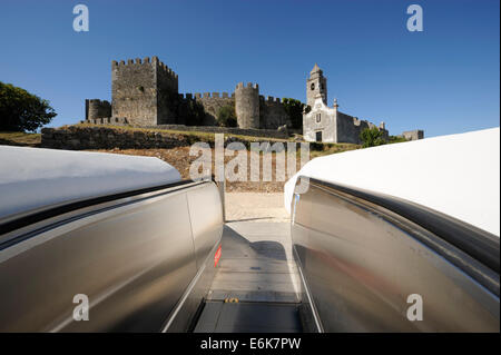 Mittelalterliche Burg in Montemor-O-Velho, Portugal Stockfoto