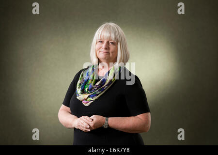 Edinburgh, Schottland. 24. August 2014. Janice Hadlow, britischer Fernsehproduzent beim Edinburgh International Book Festival 2014. Edinburgh, Schottland. Kredit-24. August 2014: GARY DOAK/Alamy Live-Nachrichten Stockfoto