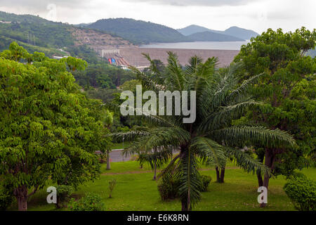 Akosombo-Staudamm, Volta-See, Ghana, Afrika Stockfoto