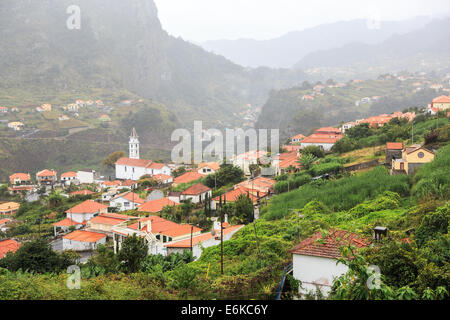 Roque Do Faial Dorf auf Madeira. Roque Faial, Madeita Insel, Portugal Stockfoto