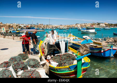 Marsaxlook, Malta, unserer lieben Frau von Pompei Kirche, Stockfoto