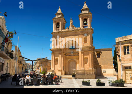 Marsaxlook, Malta, unserer lieben Frau von Pompei Kirche, Stockfoto