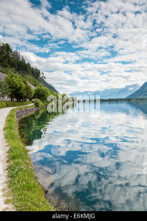 Zell Am See-See in Österreich im Sommer Stockfoto