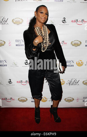 Los Angeles Premiere von 'Basketball Wives LA' - Ankünfte Featuring: Jackie Christie Where: Los Angeles, California, Vereinigte Staaten von Amerika bei: 18. Februar 2014 Stockfoto