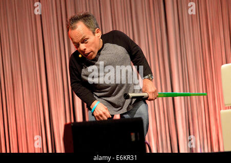 Viele der Star Wars Schauspieler kam nach Essen im Juli 2013 Featuring: Warwick Davis wo: Essen, Deutschland bei: 26. Juli 2013 Stockfoto