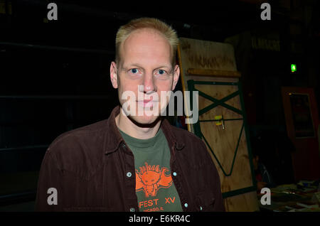 Einige bekannte Schauspieler kam zu einem Fan-treffen in Oberhausen.  Mitwirkende: Jörg Buttgereit wo: Oberhausen, Deutschland bei: 9. November 2013 Stockfoto