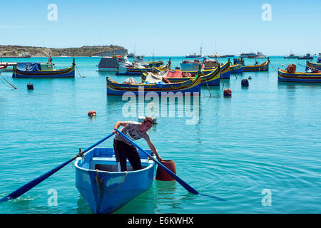 Marsaxlook, Malta, unserer lieben Frau von Pompei Kirche, Stockfoto