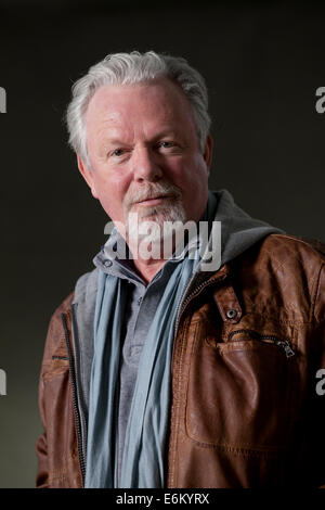 Edinburgh, Schottland. 25. August 2014. Peter Mai, meistverkaufte Schriftsteller und Krimiautor, auf dem Edinburgh International Book Festival 2014. Edinburgh, Schottland. Kredit-25. August 2014: GARY DOAK/Alamy Live-Nachrichten Stockfoto