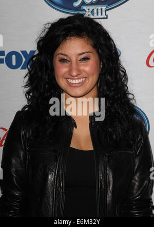 FOX "American Idol XIII" Finalisten Party in Abb. & Olive Melrose Place mit: Jena Irene Where: Los Angeles, California, Vereinigte Staaten von Amerika bei: 21. Februar 2014 Stockfoto