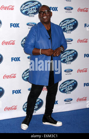 American Idol Season 13 Finalisten Party statt in Abb. & Olive in West Holywood - Ankünfte Featuring: Randy Jackson Where: Los Angeles, California, Vereinigte Staaten von Amerika bei: 20. Februar 2014 Stockfoto