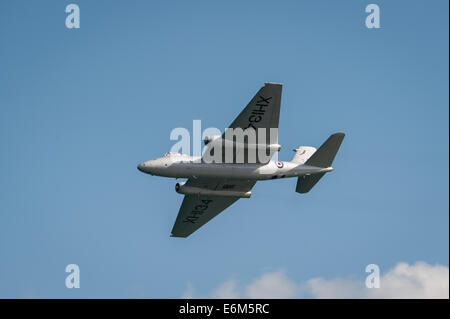 English Electric Canberra Jet, Dawlish Air Show 23. August 2014. Stockfoto