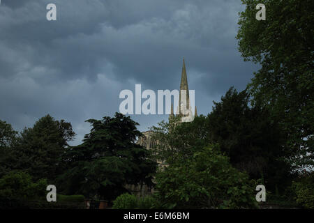 Norwich Kathedrale Norfolk England GB UK Großbritannien Juni 2014 Stockfoto