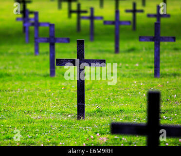 Deutsche Soldatenfriedhof Fricourt Stockfoto