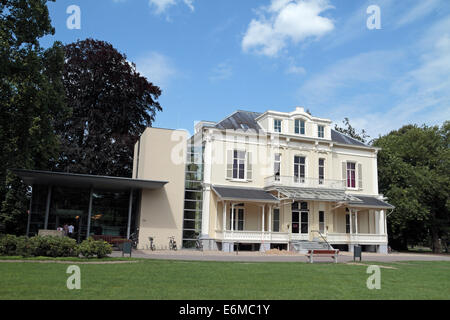 Die Hartenstein (Rückansicht), das Airborne Museum in Oosterbeek, in der Nähe von Arnheim, Gelderland, Niederlande. Stockfoto