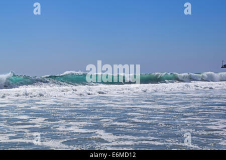 Santa Monica Surf Stockfoto