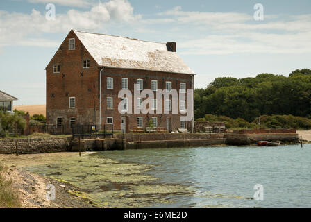 Mühle Haus am Thorley Bach, Fluss Yar, Yarmouth, Isle Of Wight, England, Vereinigtes Königreich Stockfoto