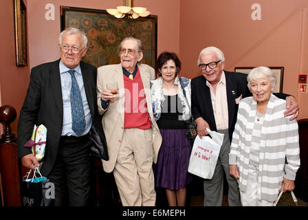 Richard Ingrams 70. Geburtstagsfeier Oldie literarisches Mittagessen 21.08.2012 Stockfoto