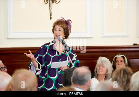 Maureen Lipman an literarischen Oldie Mittagessen 21.08.2012 Stockfoto