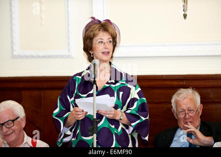 Maureen Lipman an literarischen Oldie Mittagessen 21.08.2012 Stockfoto