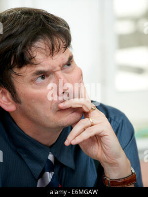 Ian Rankin auf der Oldie literarische Mittagessen 18.09.12 Stockfoto