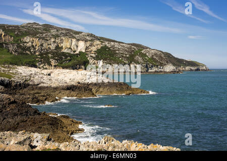 Porth Namarch. Eine robuste Bereich der Küste in der Nähe von Holyhead, bei Wanderern beliebt Stockfoto