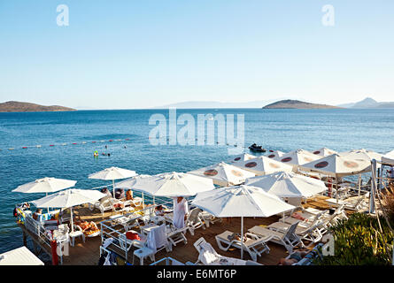 An den Stränden der schönen Oludeniz, Türkei Stockfoto