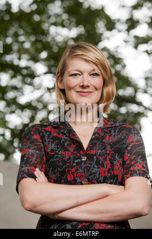 Edinburgh, Schottland. 25. August 2014. Kerry Hudson, Autor, auf dem Edinburgh International Book Festival 2014. Edinburgh, Schottland. Kredit-25. August 2014: GARY DOAK/Alamy Live-Nachrichten Stockfoto