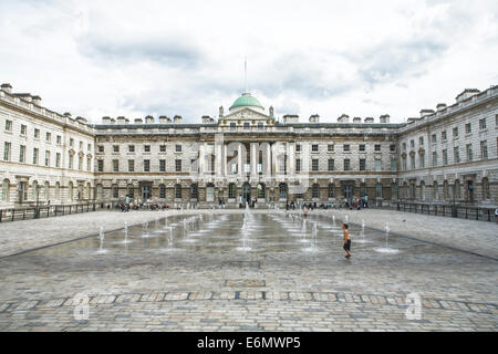 Somerset House, Strand, London, England, UK. Somerset House in London. Stockfoto