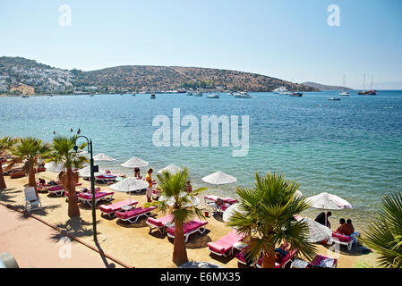 An den Stränden der schönen Oludeniz, Türkei Stockfoto