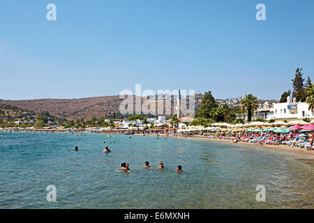 Die schönen Strände von Bodrum, Türkei Stockfoto