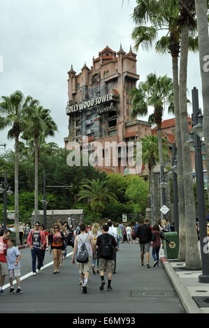 Hollywood Tower Hotel ritten Disneys Hollywood Studios, Orlando, Florida, USA Stockfoto