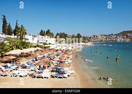 Die schönen Strände von Bodrum, Türkei Stockfoto