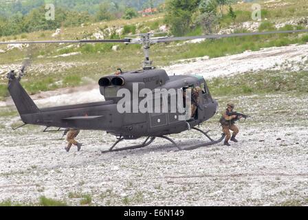 Italienische Armee, Agusta-Bell AB-212 Hubschrauber Stockfoto