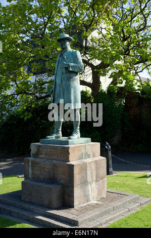 Statue von James Reis Buckley von William Goscombe John, Llandaff, Cardiff, Wales. Stockfoto