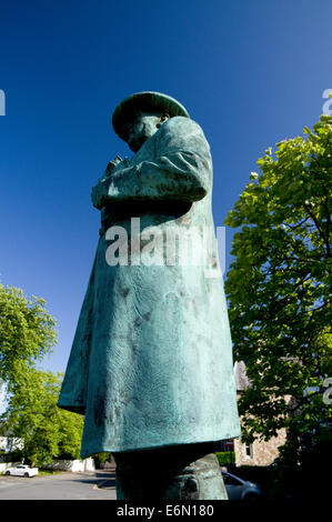 Statue von James Reis Buckley von William Goscombe John, Llandaff, Cardiff, Wales. Stockfoto