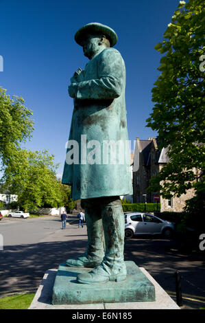 Statue von James Reis Buckley von William Goscombe John, Llandaff, Cardiff, Wales. Stockfoto