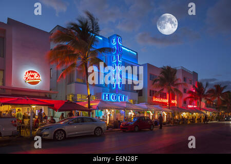 HOTELS OCEAN DRIVE SOUTH BEACH MIAMI BEACH FLORIDA USA Stockfoto
