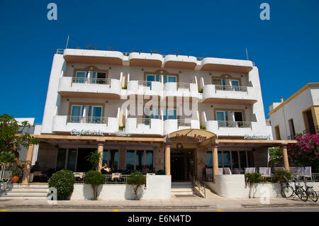 Astron Hotel in der Nähe von Strand und Hafen, Kos-Stadt, Insel Kos, Dodekanes, Griechenland, Europa Stockfoto