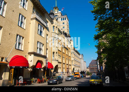 Lönnrotinkatu Straße, Kamppi Bezirk, zentral-Helsinki, Finnland, Europa Stockfoto