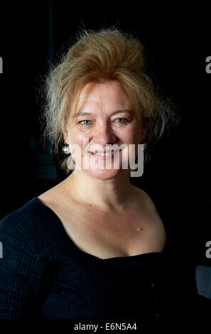 Lucy Lethbridge in literarischen Oldie Mittagessen 10.01.13 Stockfoto