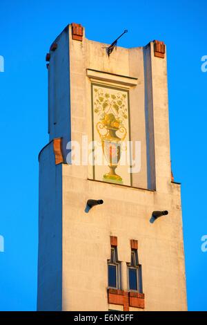 Architekturdetail, Calle Larga, Jerez De La Frontera, Provinz Cadiz, Andalusien, Spanien, Süd-West-Europa Stockfoto