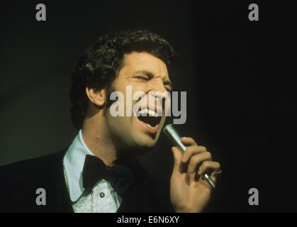 Sänger TOM JONES UK um 1970 Stockfoto