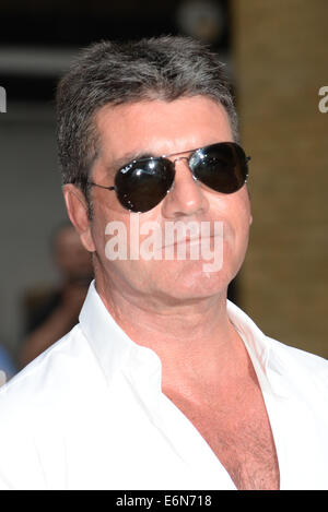 London, UK. 27. August 2014. Simon Cowell besucht The X Factor - Pressevorstellung im Schinken Hof Hotel in London. Bildnachweis: Siehe Li/Alamy Live News Stockfoto