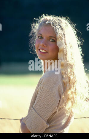 Teenage Kire Godal in Aspen, Colorado USA Stockfoto